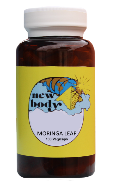 New Body Moringa Leaf Capsules 100 Vegicaps | Pure Superfood Supplement