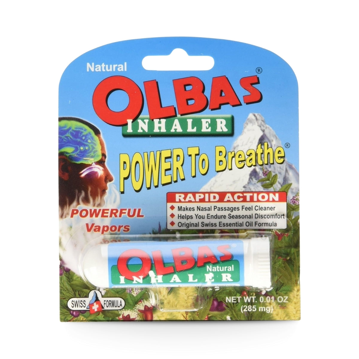 Inhaler – Pocket Size, 285 mg, Natural Aromatherapy
