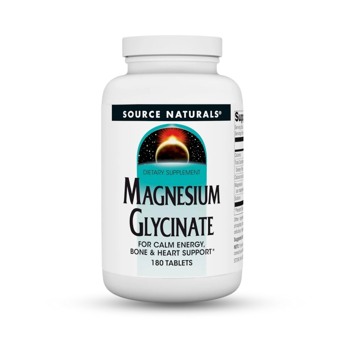 Source Naturals Magnesium Glycinate 200 mg – 180 Tablets