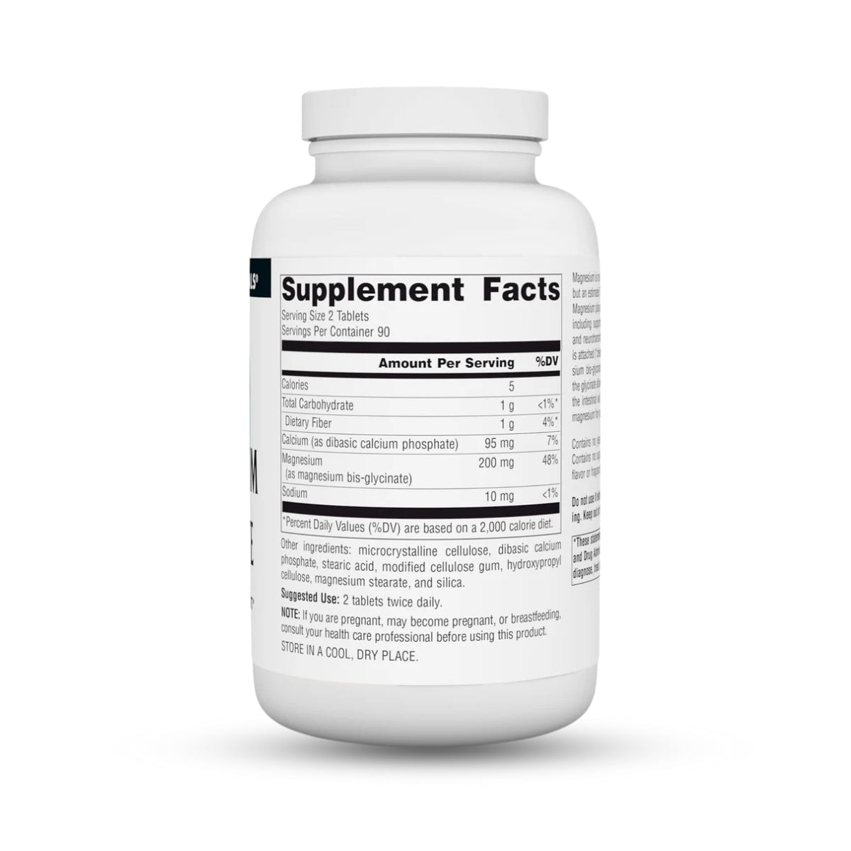 Source Naturals Magnesium Glycinate 200 mg – 180 Tablets