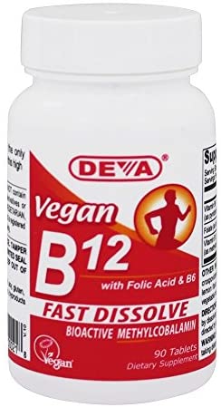 Deva Vegan B12 Sublingual - 90 Sublingual Tablets