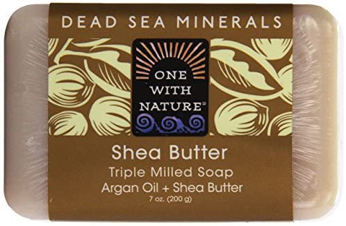 One With Nature, Dead Sea Mineral Bar Soap, Shea Butter, 7 oz