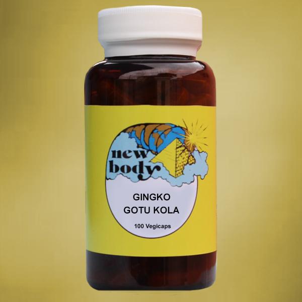 New Body Products Gingko/Gotu Kola 100 Vegicaps This Product Contains No Fillers, Binders, or Additives